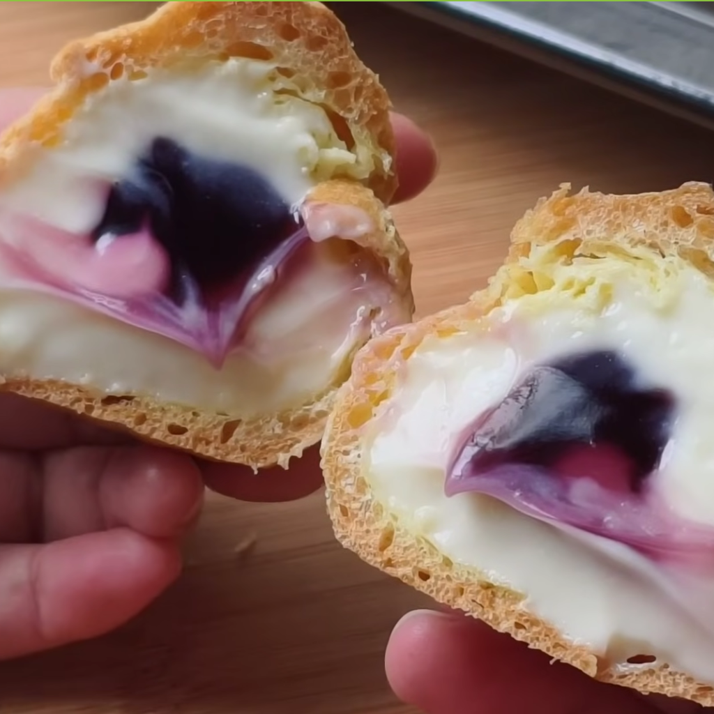 A simple and easy cream puffs recipe that melts in your mouth 